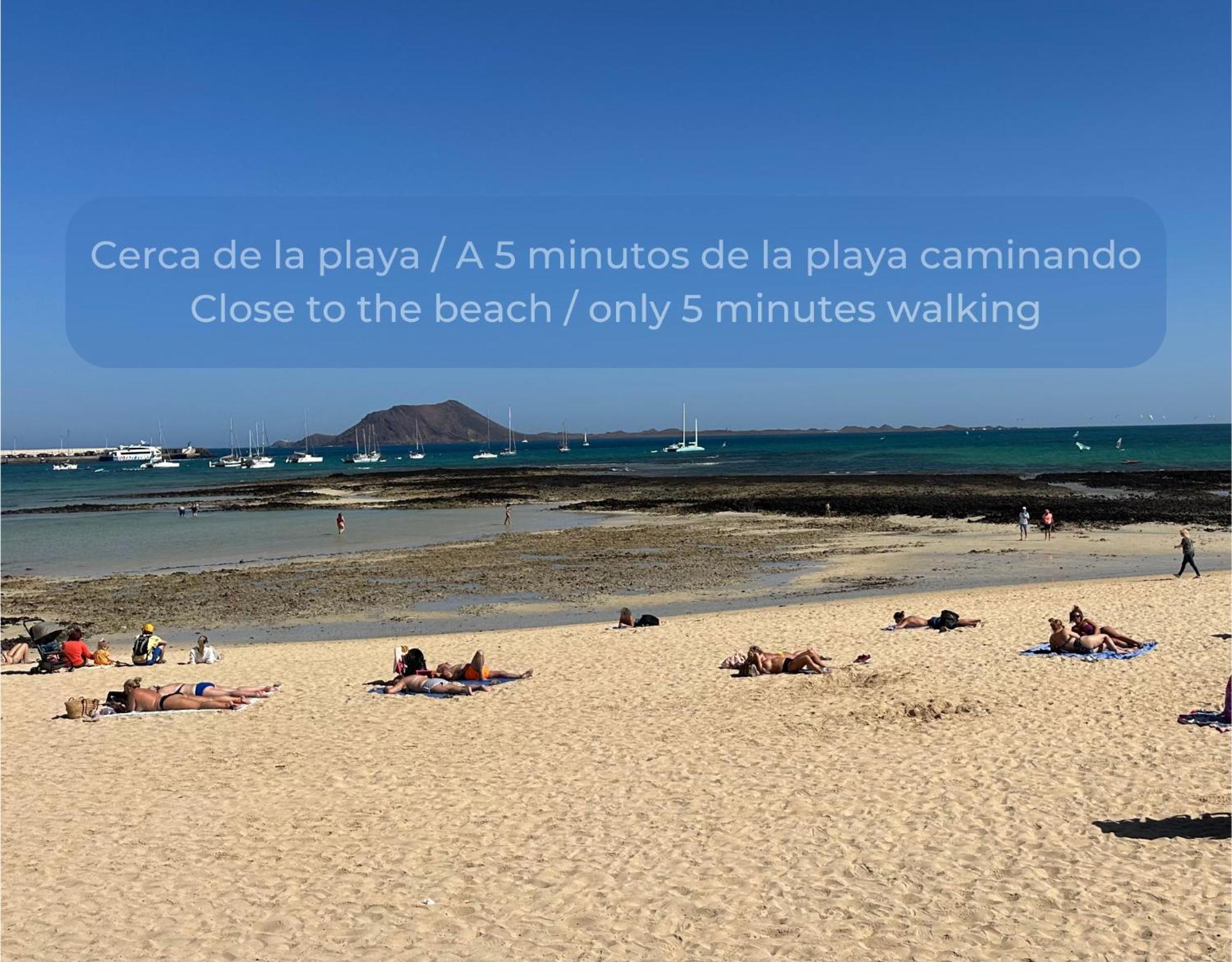 Canelita Con Piscina, Soleada Terraza Amplia Wifi Y Parking Corralejo Eksteriør bilde